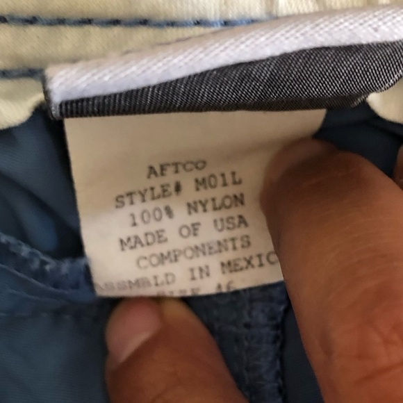 Vtg Aftco Bluewater Blue Shorts Mens 46 - Picture 10 of 11